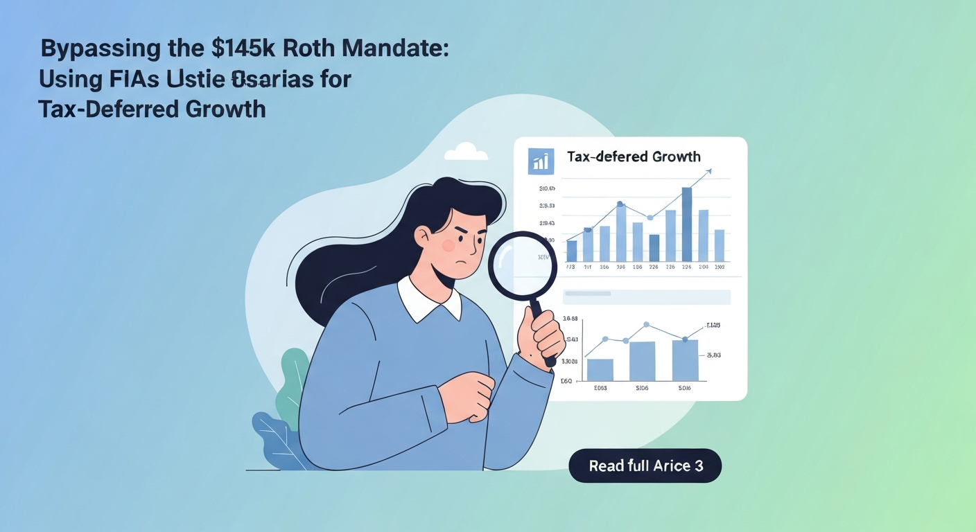 Bypassing the $145k Roth Mandate: Using FIAs for Tax-Deferred Growth